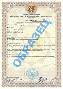 Приложение 1 Внуково Сертификат ГОСТ РВ 0015-002